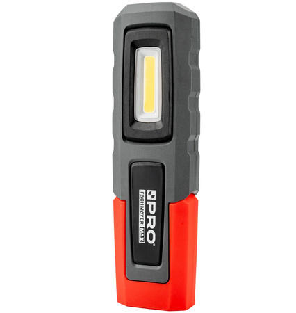 Lampa warsztatowa LED 600 lm + 200 lm, akumulator, USB C, LD222 PRO