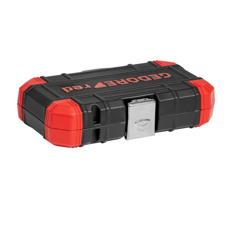 Zesatw bitów 1/4" z przełączalną grzechotką, adapterami i długimi bitami, 51 el., GEDORE RED, R33003051
