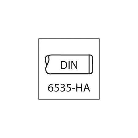 Frez do rowków Ø 10 mm, długi, 3-ostrzowy, chwyt HB, DIN 6527, FORMAT