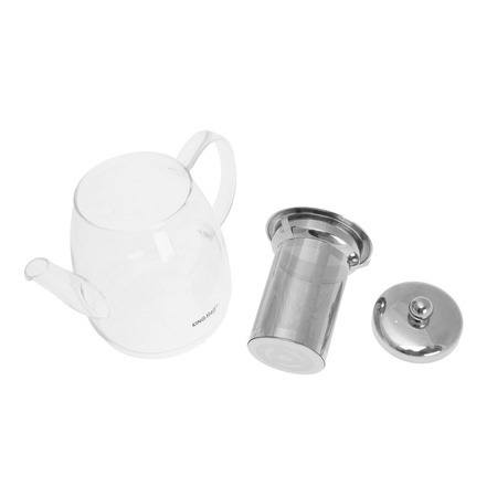 Zaparzacz szklany z sitkiem, 0,90l, KINGHoff