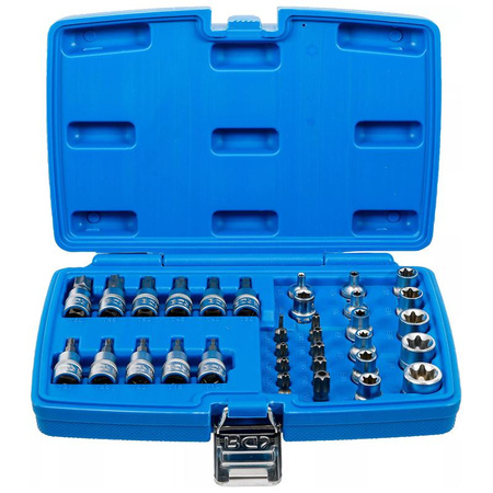 Zestaw bitów i nasadek 10 mm (3/8") Torx 34 szt., BGS 5021
