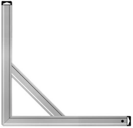 Kątownica bez libelli 100 x 100 cm aluminiowa anodowana PRO600