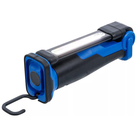 Akumulatorowa latarka przegubowa LED COB 5 W, BGS 85321