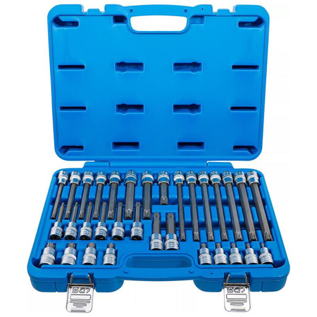 Zestaw 32 nasadek z bitem profil klinowy M5-14 (do RIBE), napęd 12,5 mm (1/2"), BGS 5183