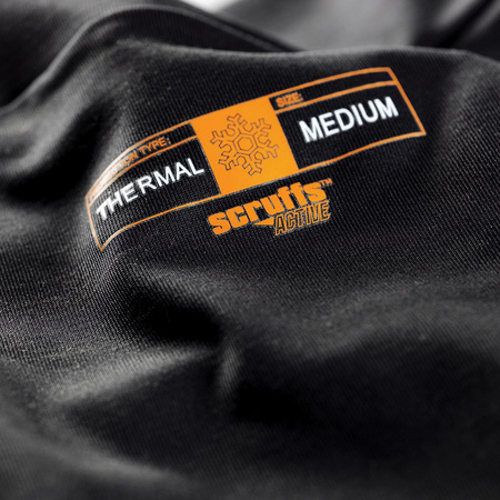 Koszulka termiczna czarna Pro, Rozmiar XL, Scruffs T51372