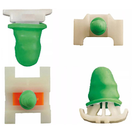 Zestaw zatrzasków do samochodów dla Audi, VW 160 szt., BGS 9044