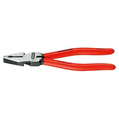 Szczypce uniwersalne o zwiększonym przełożeniu z rękojeściami powlekanymi tworzywem sztucznym 180 mm KNIPEX 
02 01 180