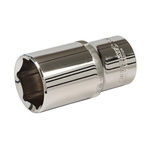 Długa metryczna nasadka sześciokątna 1/2", 30 mm, Silverline 508817