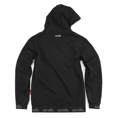 Bluza robocza z kapturem Tech, czarna, Rozmiar XL, Scruffs T56082