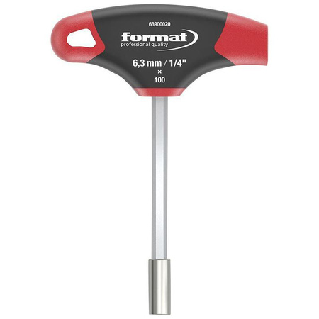 Uchwyt na bity 1/4" z rękojeścią poprzeczną, FORMAT