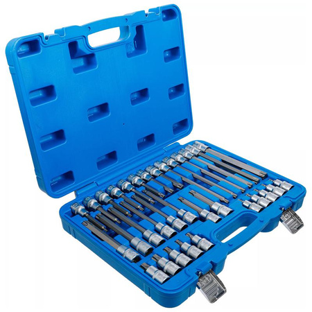 Zestaw 32 nasadek z bitem TORX TX20-70 12,5 mm (1/2") profil T (do Torx), BGS 5182