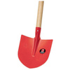 Szufla Frankfurter czerwona 270x300mm bez trzonka IDEAL