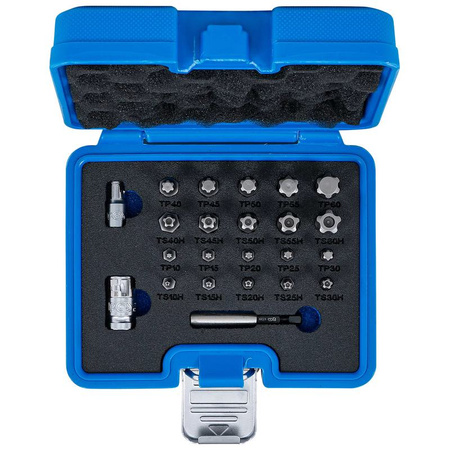 Zestaw bitów profil TS (do Torx Plus) 23 szt., BGS 5056
