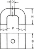 Magnes mostkowy 57,2x34,9x44,5mm FORTIS