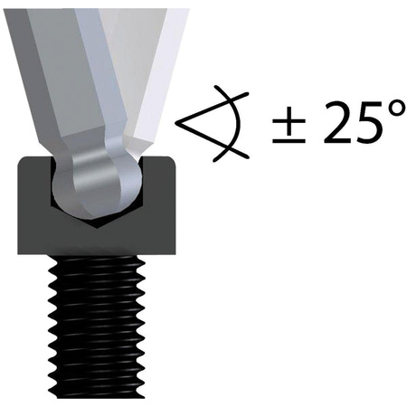 Zestaw 7 wkrętaków do śrub TORX z uchwytem T, Gedore DT 2143 KTX-007, 3037398