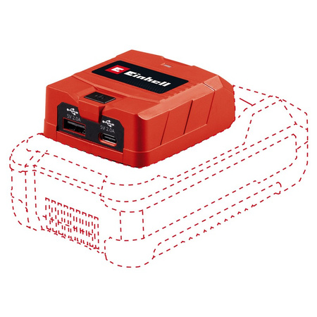Adapter do baterii USB TC-CP 18 Li USB A/C-Solo EINHELL