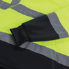 Jaskrawa bluza z kapturem żółto-granatowa z odblaskami, rozmiar XL, Scruffs T56400