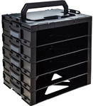 Mobilny regał na narzędzia i-BOXX Rack z 5 przegrodami