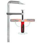 Ścisk śrubowy stolarski 250 x 120 mm stalowy ze składaną rękojeścią GZ 25KG Bessey