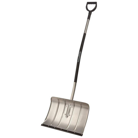 Łopata alumiowa do śniegu uchwyt D tłumiąca hałas szerokość 50cm trzonek aluminowy dł. 125cm