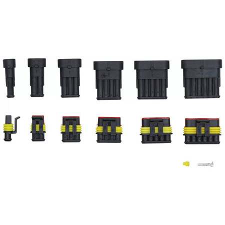 Zestaw łączników wtykowych 425 szt., BGS 6872