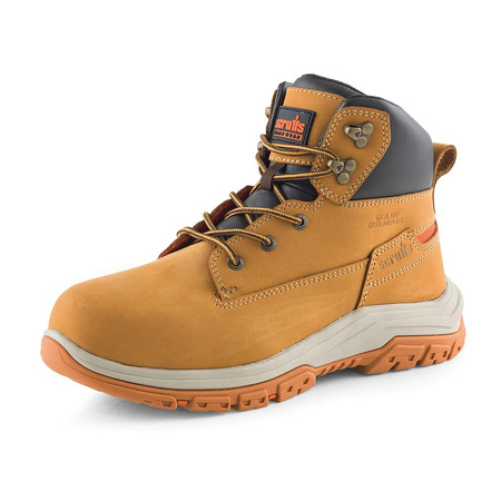 Buty ochronne Ridge, jasnobrązowe, Rozmiar 43 (9), Scruffs T54996