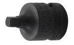 Adapter udarowy gniazdo czworokątne 12,5mm 1/2" - trzpień czworokątny 6,3mm 1/4" (9778) BGS