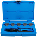 Zestaw szczypiec do zaciskania z 5 parami szczęk, BGS 1410