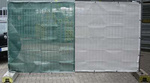 Osłona zewnętrzna do ogrodzeń budowlanych, plandeka zielona 160 g/qm 1,80 x 3,45 m