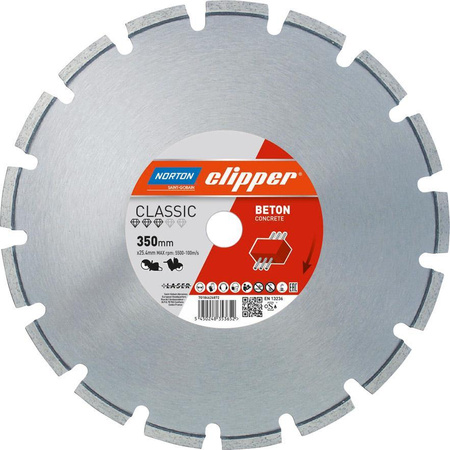 Clipper tarcza diamentowa CLA Beton 28100 300x20mm