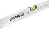 Poziomica 80 cm z białą libellą 2% aluminiowa malowana proszkowo PRO600