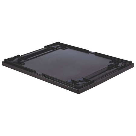 Pokrywa nakładana na skrzynki 600 x 400 mm czarna LA-KA-PE