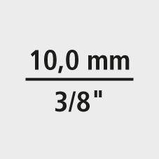 Klucz nasadowy 3/8'' 12mm FORTIS