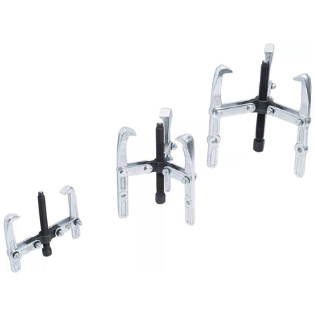 Zestaw ściągaczy wewnętrznych/zewnętrznych, 2-/3-ramiennych 100 / 120 / 150 mm 3 szt., BGS 6792