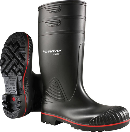 Kalosze gumowce bezpieczne ochronne robocze r. 40 DUNLOP Acifort