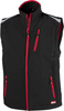 Kamizelka męska robocza bezrękawnik softshell r.XL czarny/czerwony FORTIS