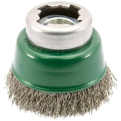 Szczotka garnkowa X-LOCK drut nierdzewny, falisty 60xmm Osborn