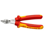 Izolowane szczypce tnące boczne precyzyjne Super Knips® 125 mm dla elektroników, ostrza 54 HRC KNIPEX