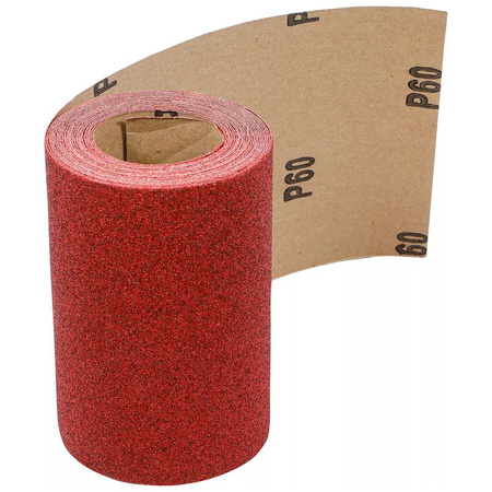 Papier ścierny w rolce 115 mm x 5 m uziarnienie 60, BGS Diy 80826