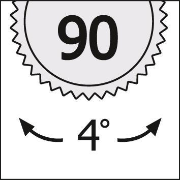 Grzechotka dwukierunkowa z przełącznikiem dźwigniowym 1/2" 90zębów 200mm 916HPK Hazet