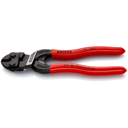 CoBolt® S kompaktowe szczypce tnące do sworzni z rękojeściami powlekanymi tworzywem sztucznym 160 mm KNIPEX 71 01 160