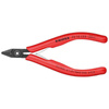 Szczypce tnące boczne dla elektroników z ostrzami ze skosem i zaciskiem do drutu 125 mm KNIPEX 75 12 125
