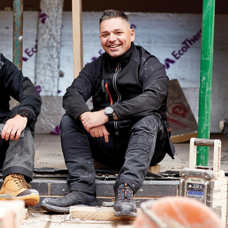 Kurtka typu Softshell czarna Trade Flex, Rozmiar S, Scruffs T55121