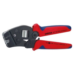 Szczypce samonastawne do zgniatania tulejek kablowych z ładowaniem od czoła 0,08-10 mm² KNIPEX 97 53 08