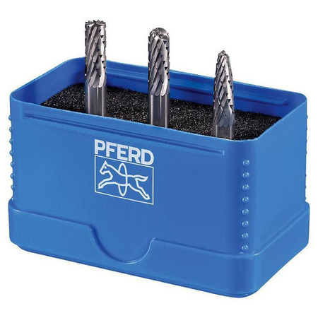 Zestaw pilników obrotowych z węglika spiekanego 6mm 3-częściowy ZYAS-WRC-RBF Ø 6mmPlus Pferd