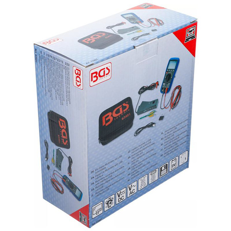 Samochodowy multimetr cyfrowy ze złączem USB, BGS 63401