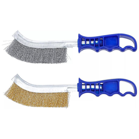 Zestaw 2 szczotek drucianych 260 mm, BGS 71033