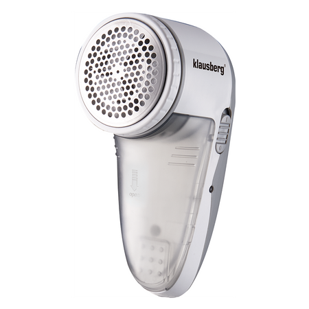 Golarka do ubrań akumulatorowa, biało-szara, Klausberg