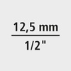 Komplet kluczy nasadek 55-cz. 1/2'' i 1/4'' FORTIS