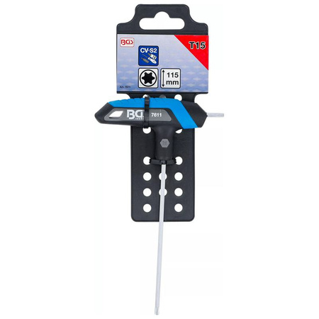 Wkrętak Torx T15 z bocznym grotem Torx, rękojeść T, BGS 7611